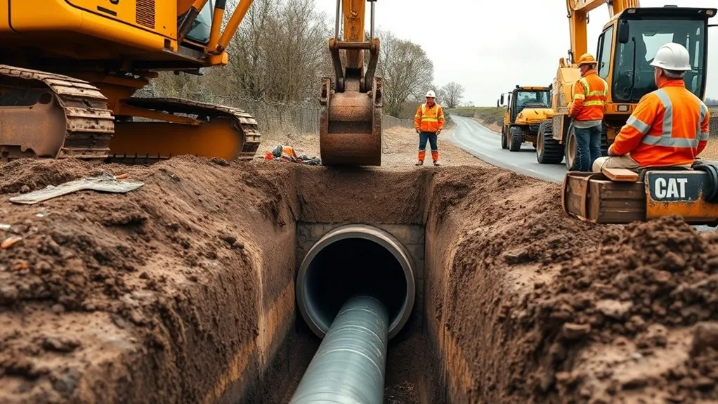 Pipe Ramming in West Malling | Driving Pipes Under Roads, Walls & Buildings
