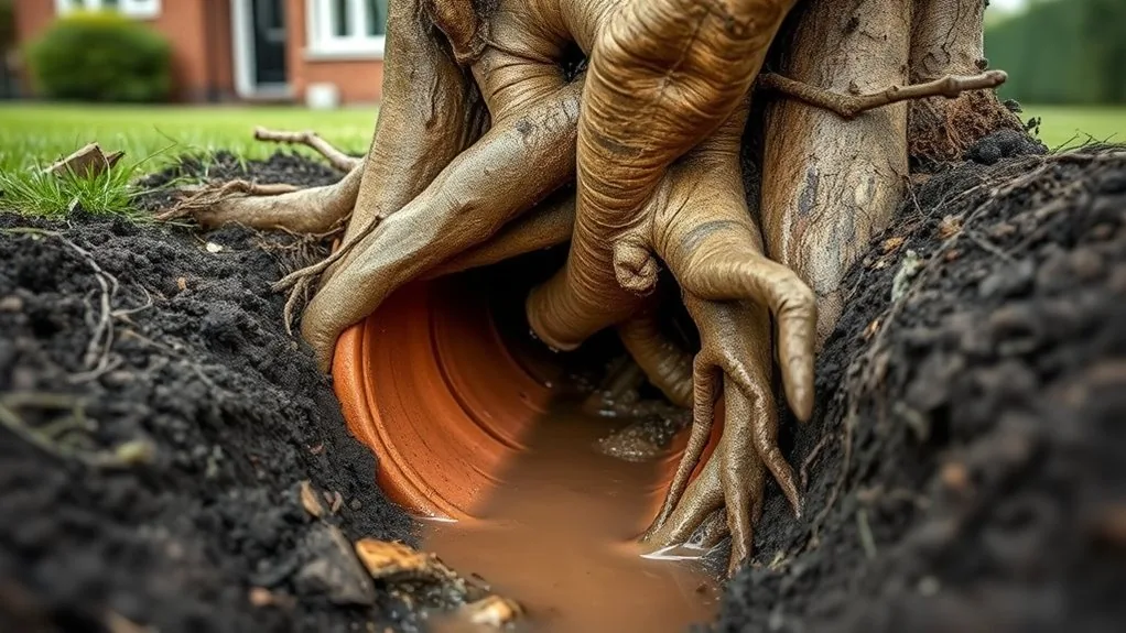 Tree Root Damage in Drains | Detection & Removal in West Malling